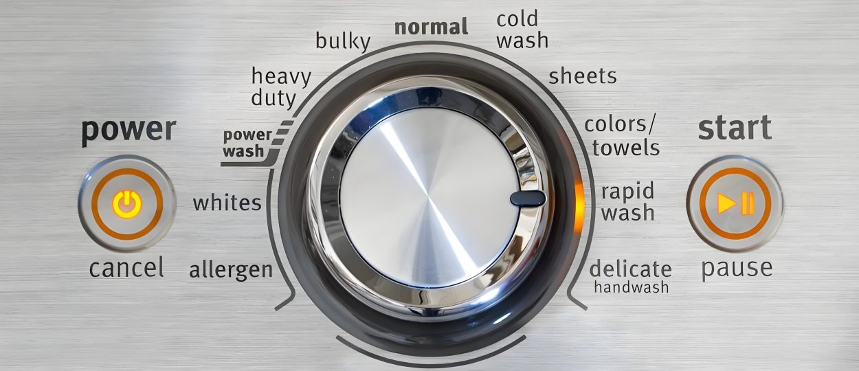 How to select the right wash cycle when using a washing machine